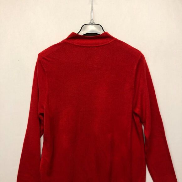 Napa Valley Women Long Sleeve Mock Neck Sweater Size 1X Red M148 -19 - Picture 12 of 13